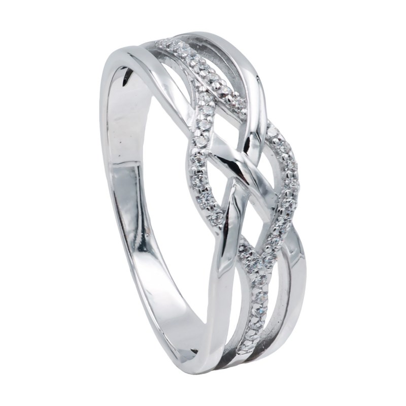 Bague femme - Oxyde de zirconium - Argent 925