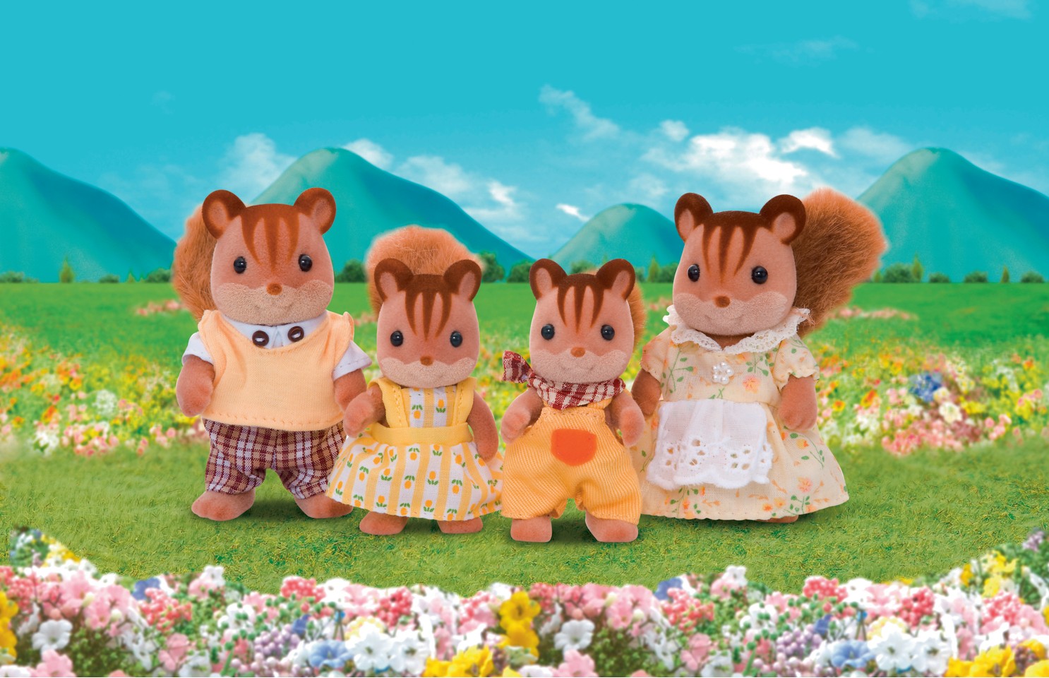 Sylvanian Families - Familien Valnøddeegern (4172)