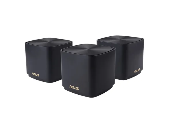 ASUS ZenWiFi XD4 Plus - Wi-Fi-system - (3 routere) - op til 4800 sq.ft 1GbE - Wi-Fi 6 - Dual Band