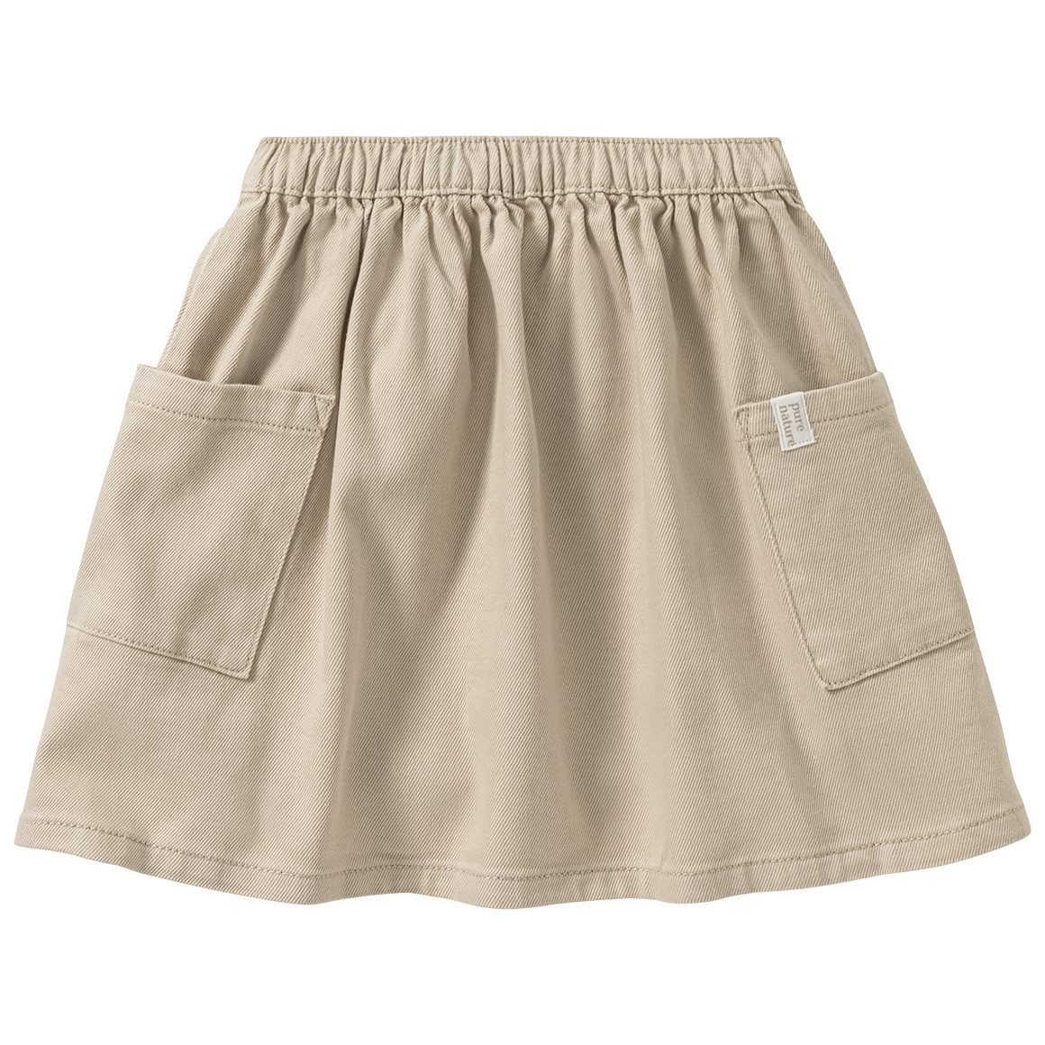 Topolino Pure Collection Mädchen Rock mit Elastikbund hellbeige