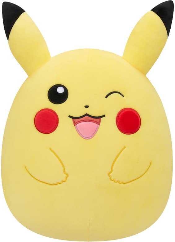 Pokemon Squishmallows blinkende Pikachu bamse (35cm)