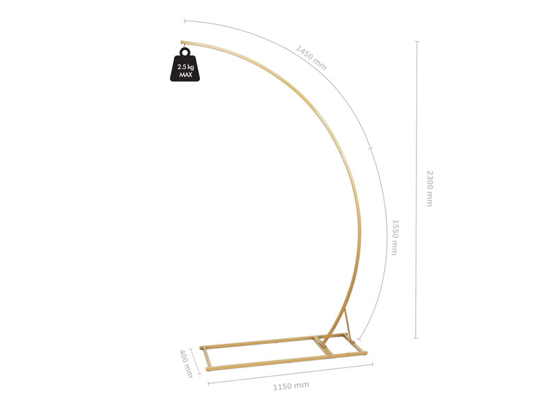 Gouden Kroonluchter Standaard 2,3m