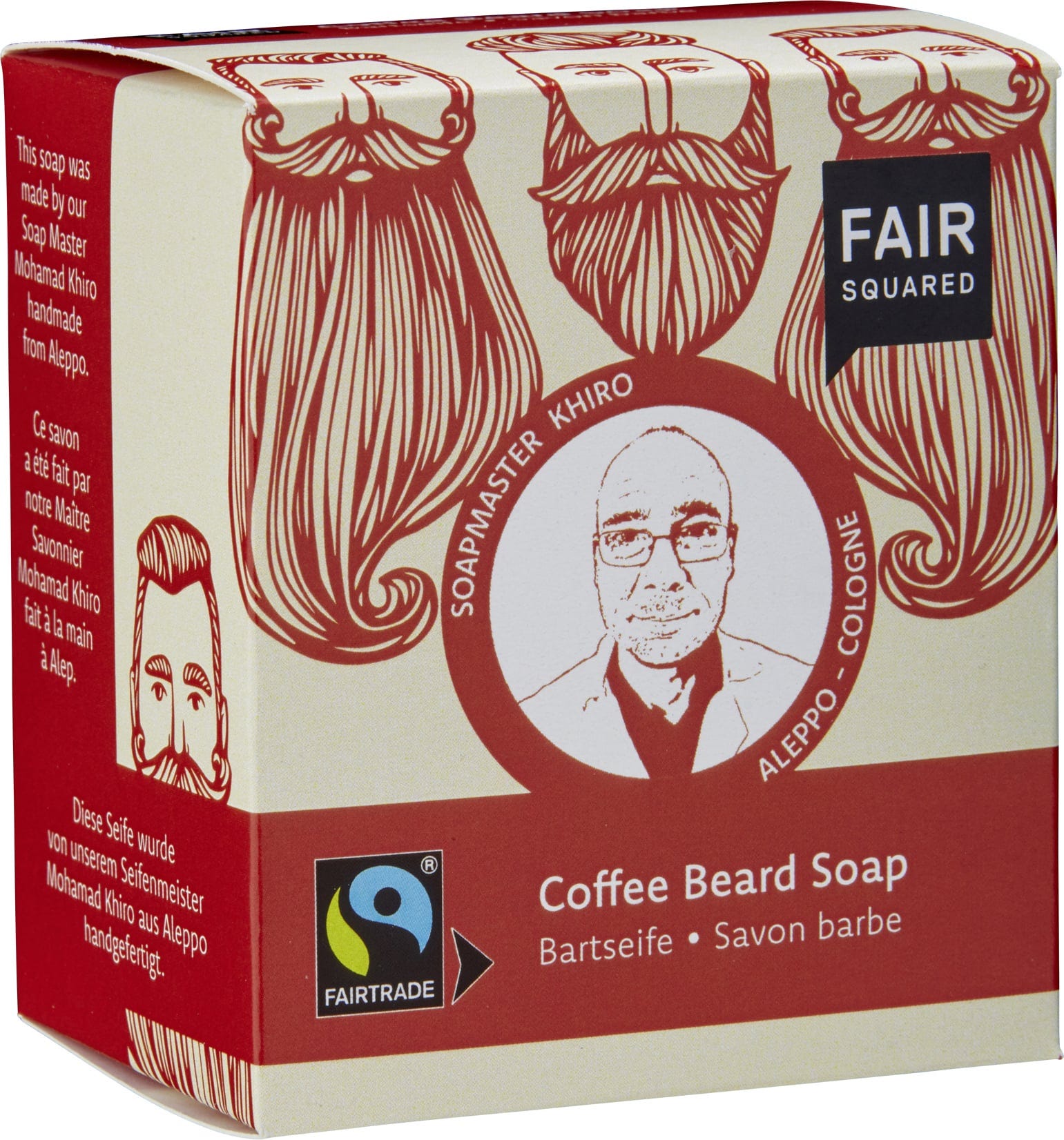 FAIR SQUARED  Beard Soap Coffee, 160 g