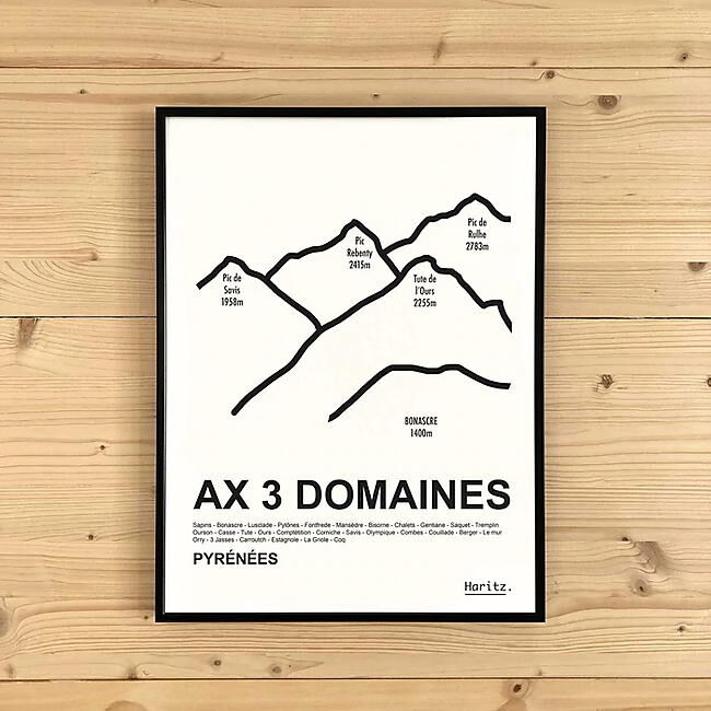 HARITZ - AX 3 DOMAINES 30 X 40 CM