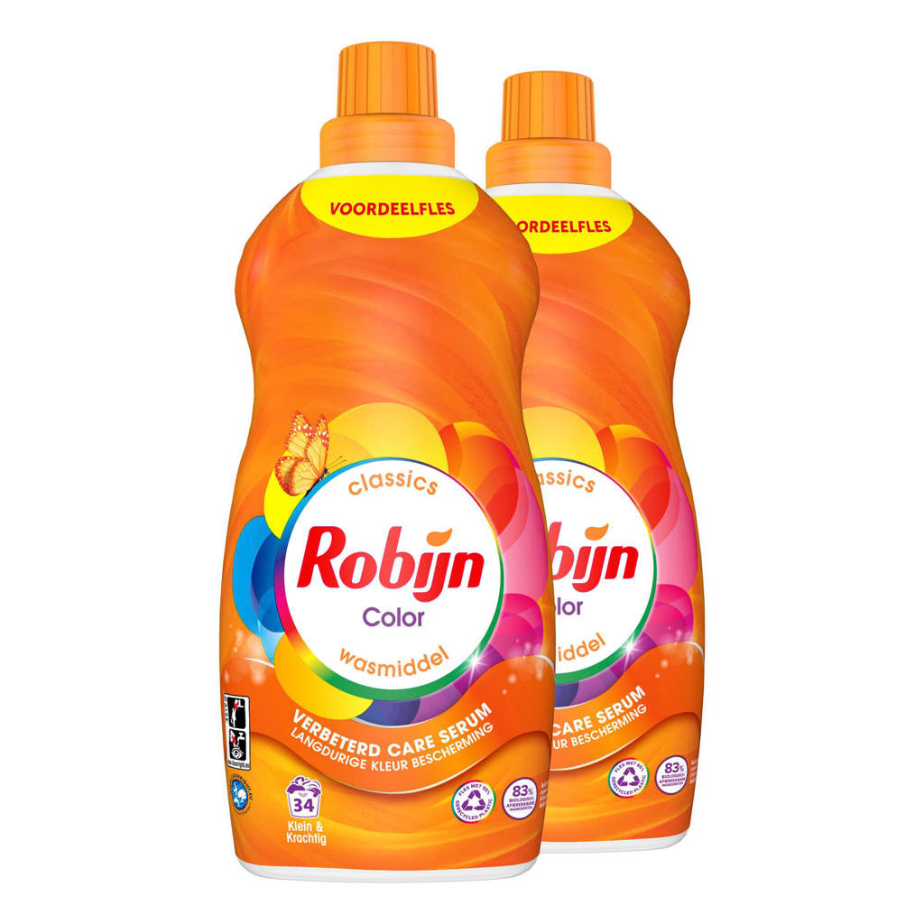 vloeibaar wasmiddel Color - 2 x 34 wasbeurten - 68 wasbeurten