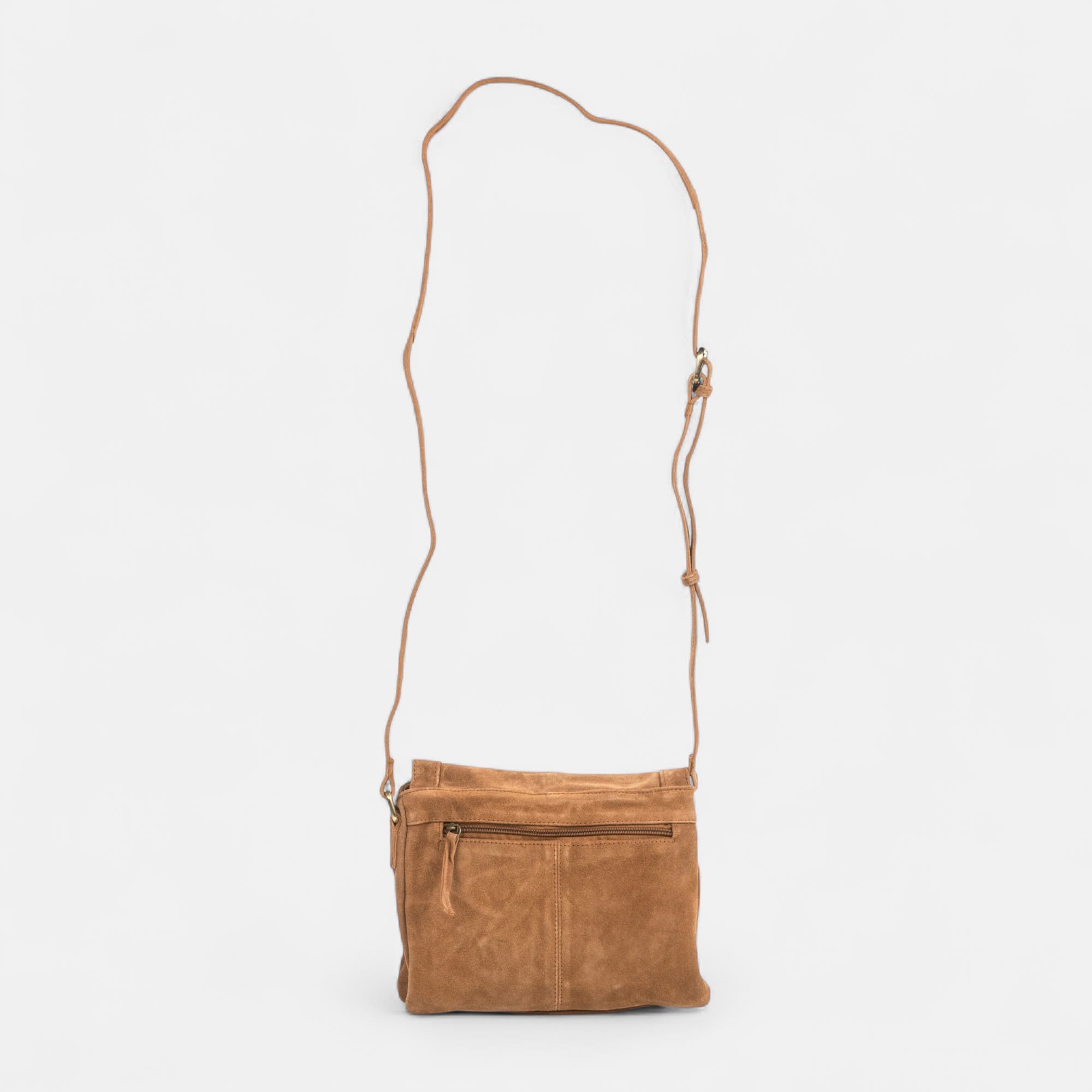 Sac bandoulière en cuir cognac
