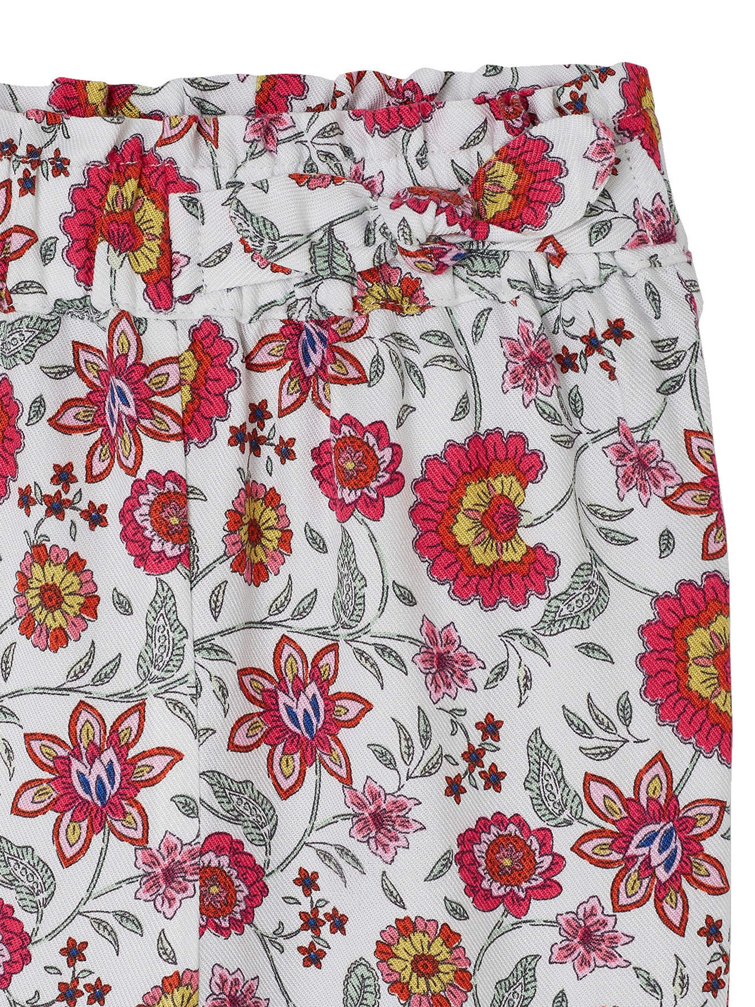 Vertbaudet Baby Hose mit Dehnbund wollweiß