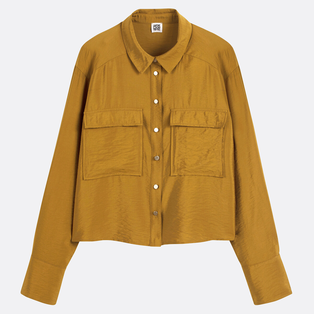 COLEÇÃO LA REDOUTE<br>Camisa curta e folgada, mangas compridas