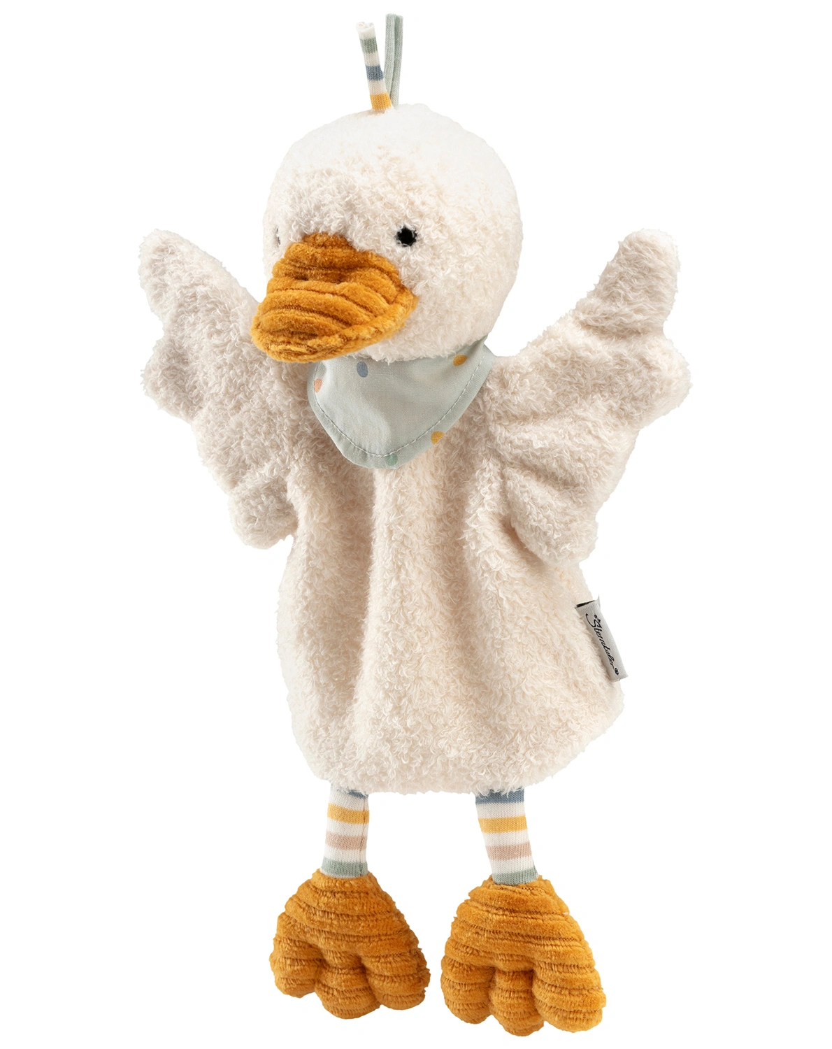 Kinder-Handpuppe EDDA ENTE in ecru