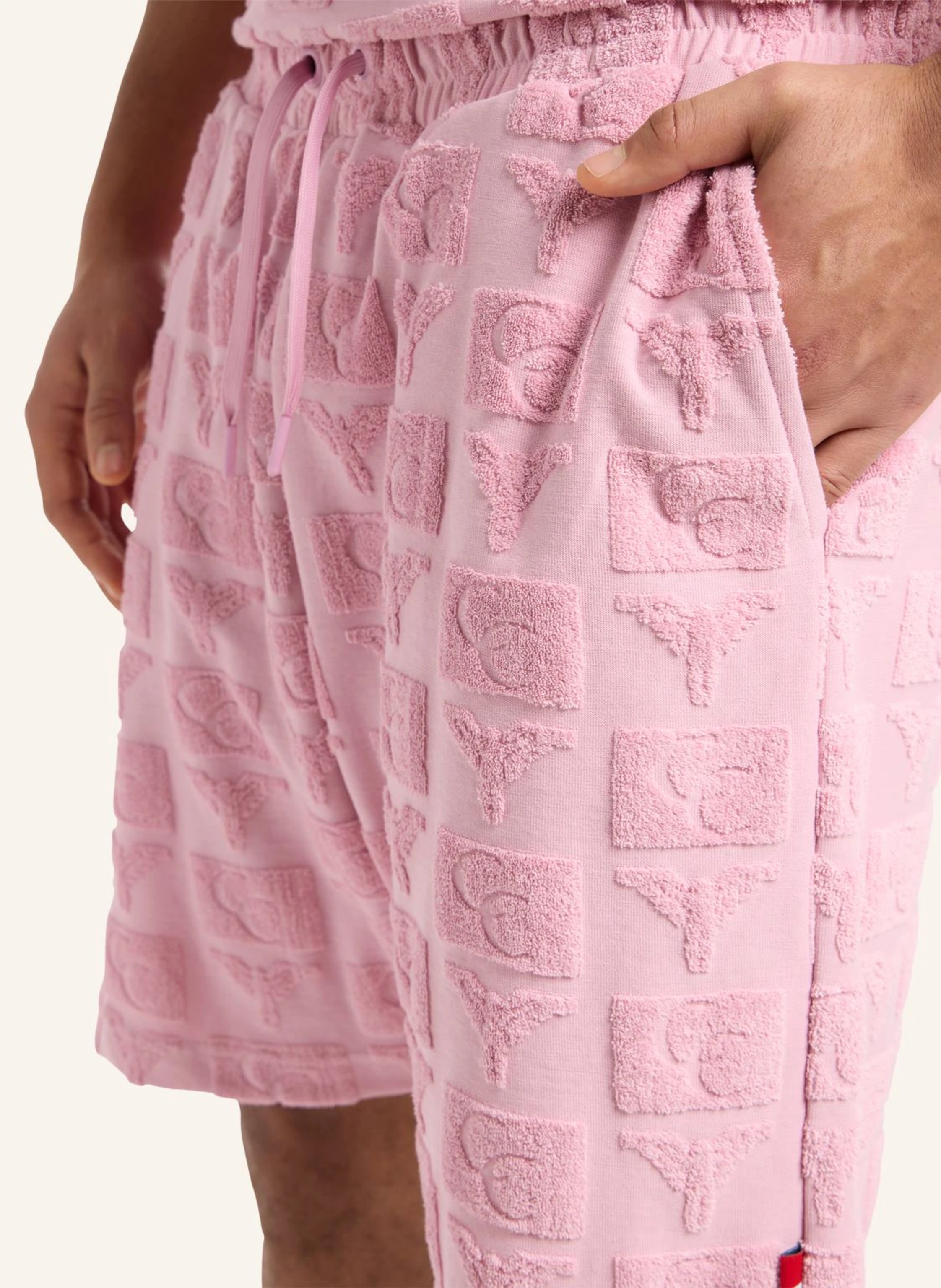 CARLO COLUCCI Oversize Short mit Frotteeinsätzen EGARTER