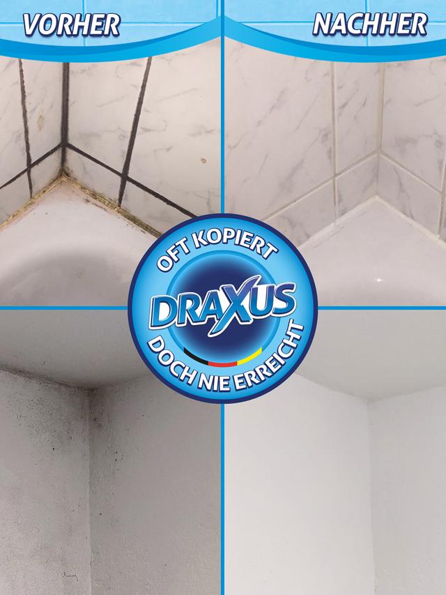 DRAXUS Schimmelentferner mit Hafteffekt, 2er-Set