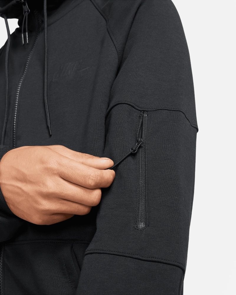 Sweat zippé à capuche Nike Sportswear Essential Noir pour homme