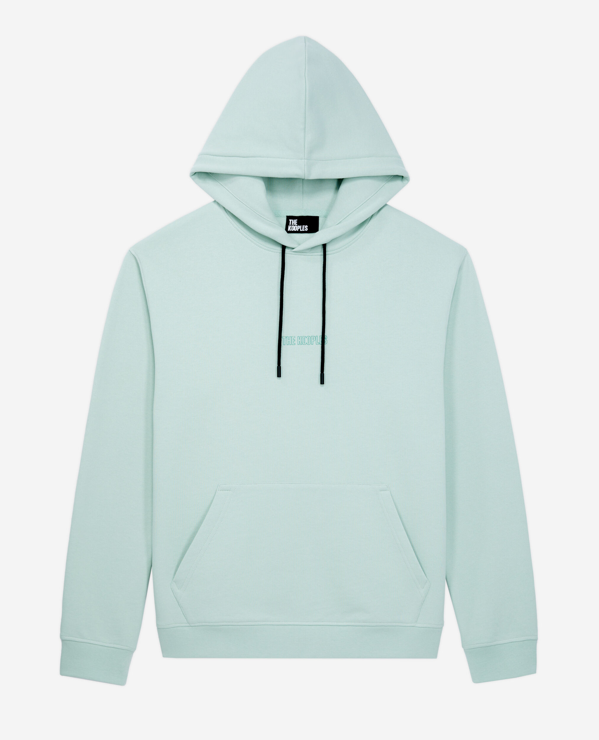 Sweatshirt à capuche vert avec logo