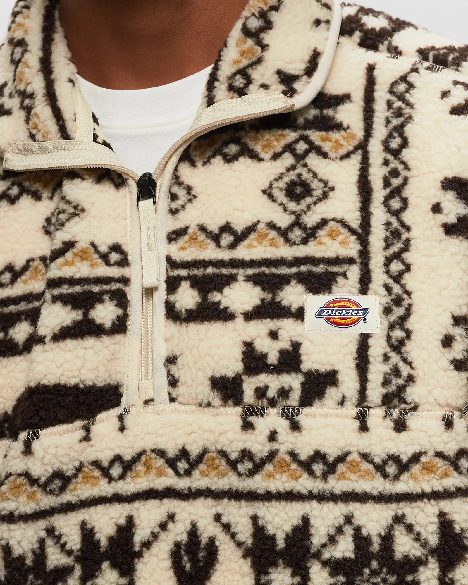 DICKIES HAYS QUARTER ZIP NORDIC AOP LB