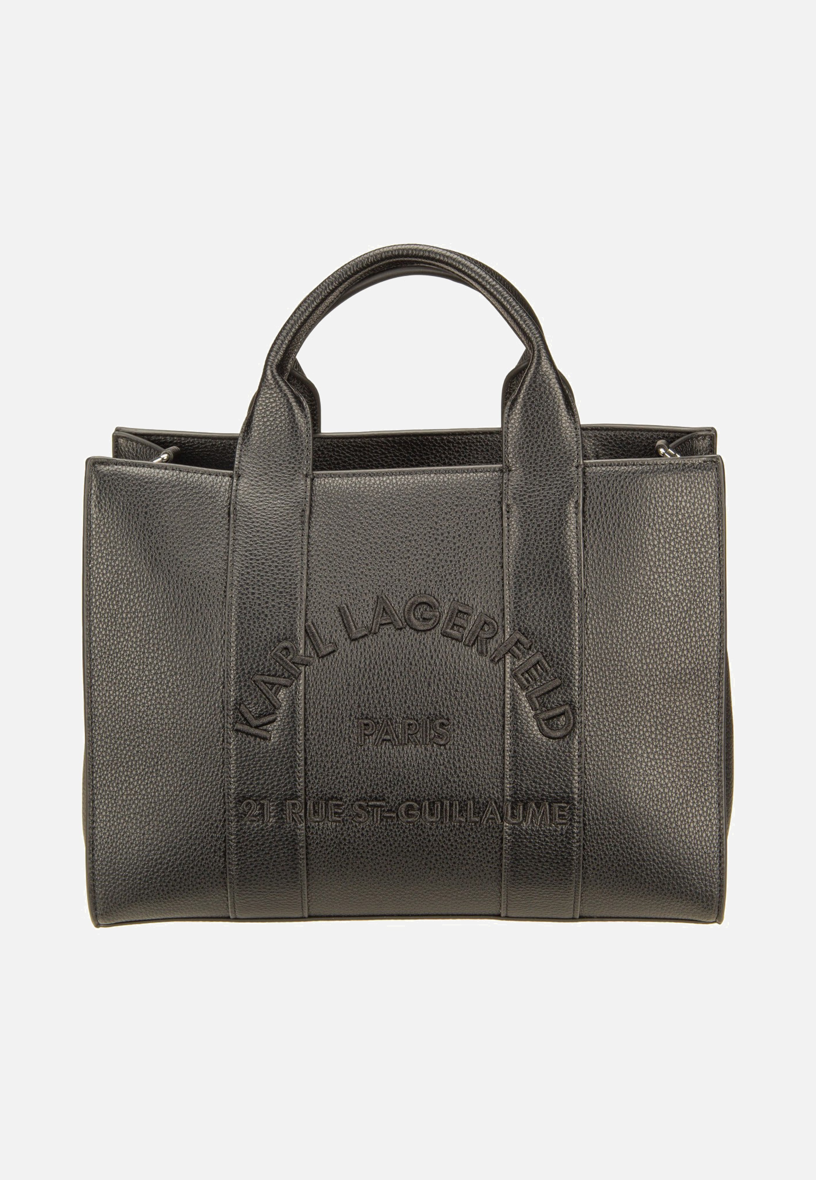 K/RSG MD Square Tote Peb Emb Black - Tote Bag