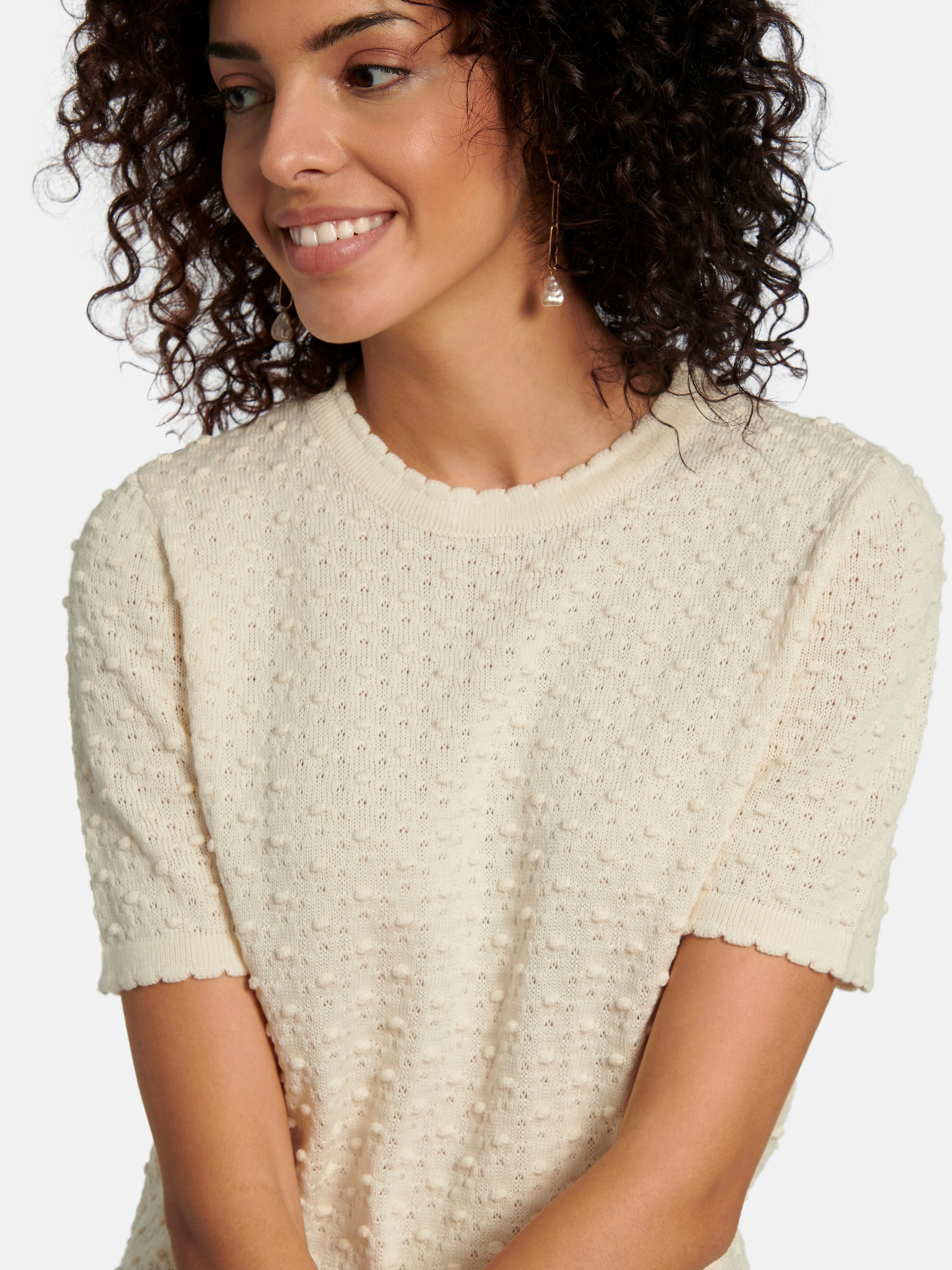 Rundhals-Pullover aus 100% SUPIMA®-Baumwolle
