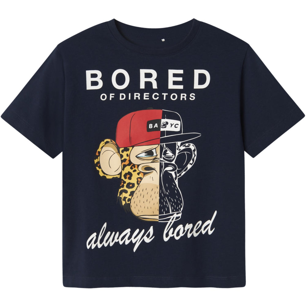 Køb Name It Navy Blazer Nkmstuff Bod Ss Nreg Top Box Sky