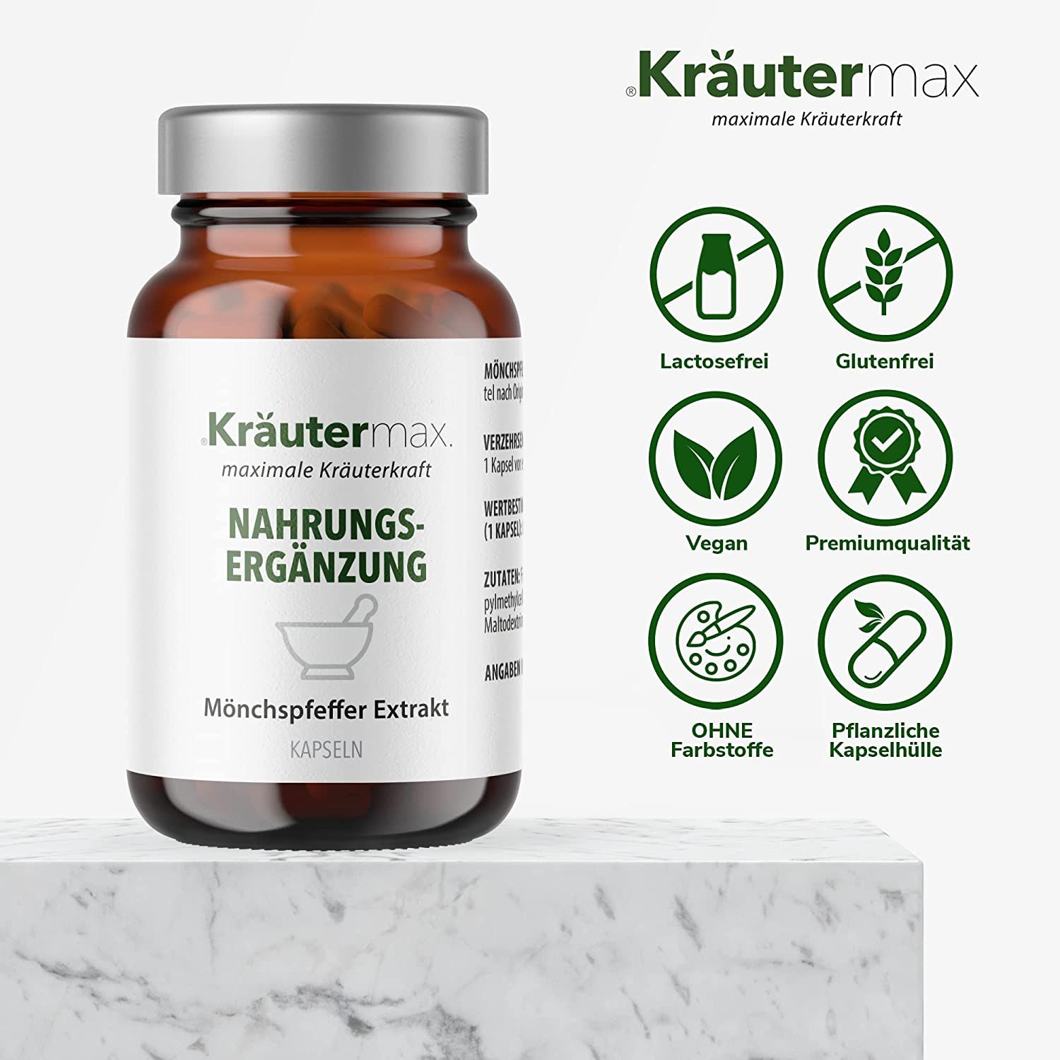 Kräutermax Mönchspfeffer Extrakt Kapseln