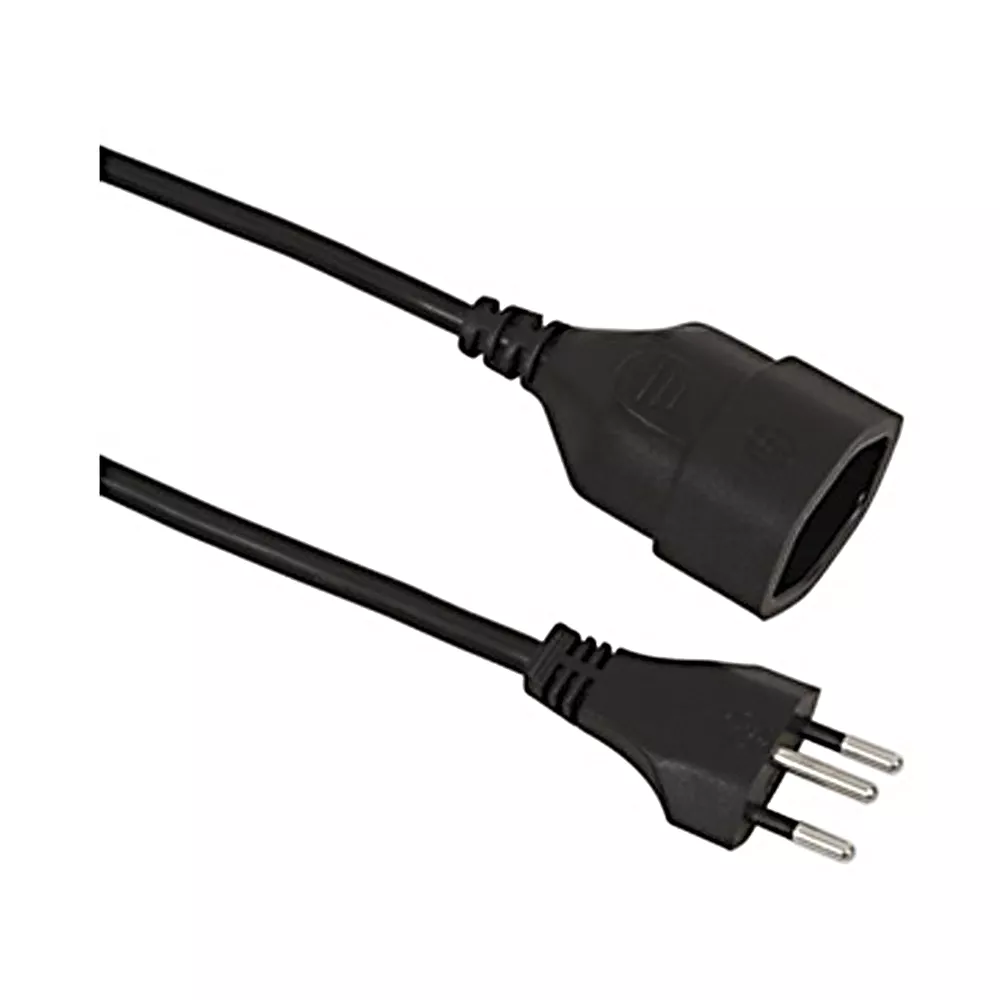Value Verlängerungskabel T12/T13 schwarz 3 m