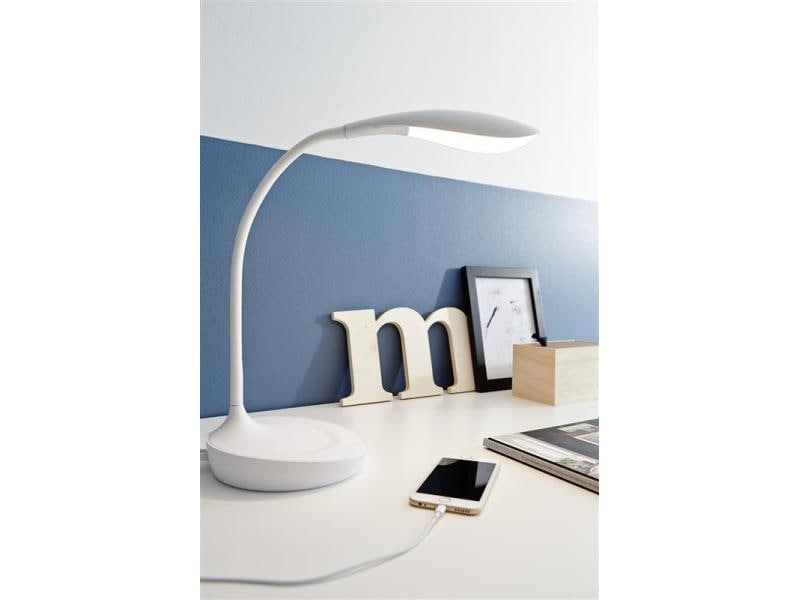 Markslöjd Schreibtischleuchte SWAN USB Weiss (Weiss)