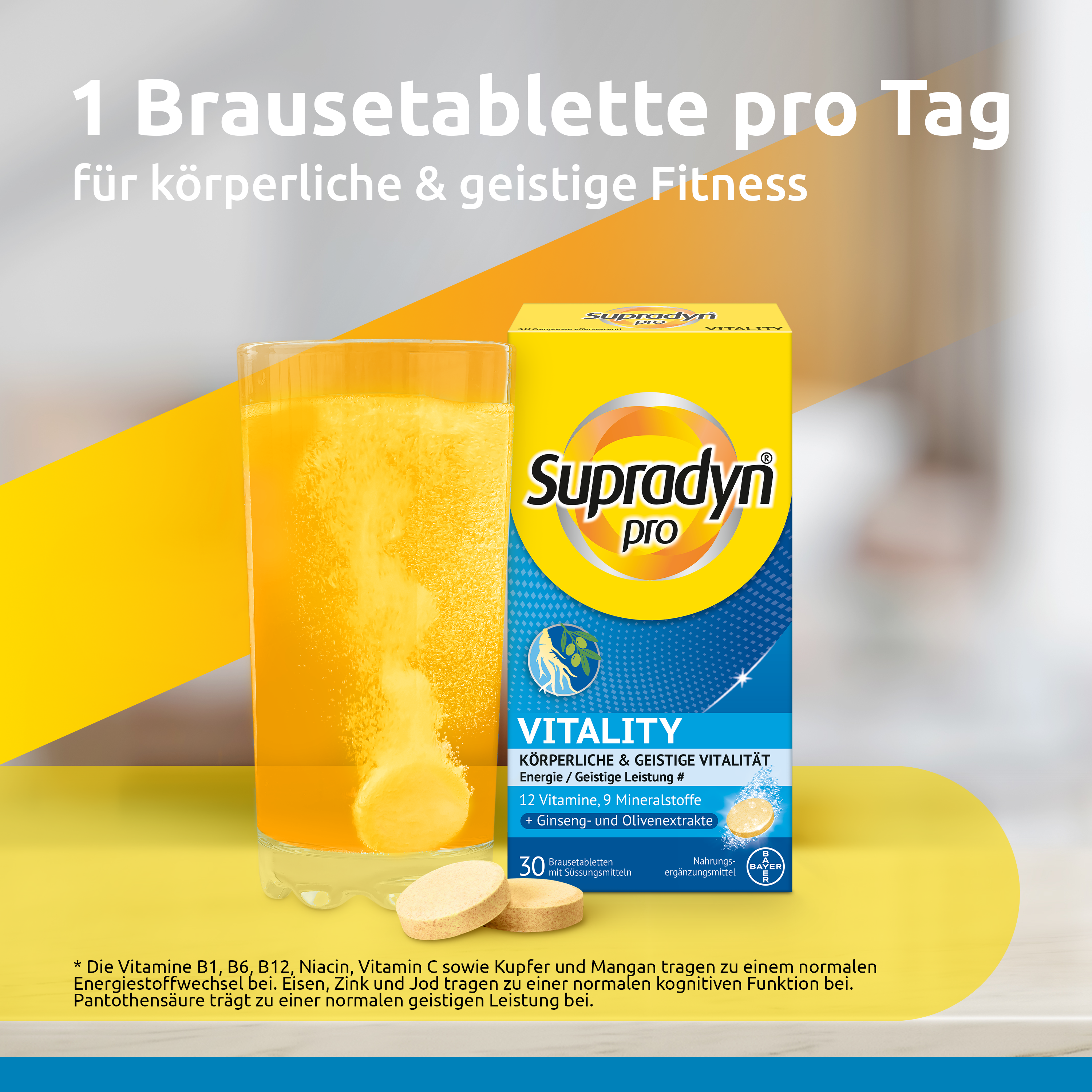 SUPRADYN pro Vitality<br>30 Stück, Brausetablette