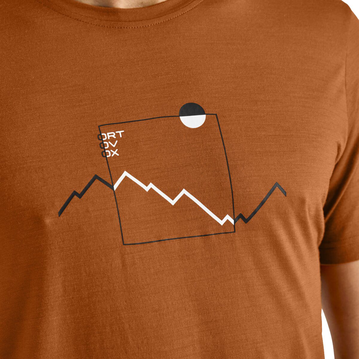 ORTOVOX 150 Cool Peak Focus T-Shirt Herren bristle brown