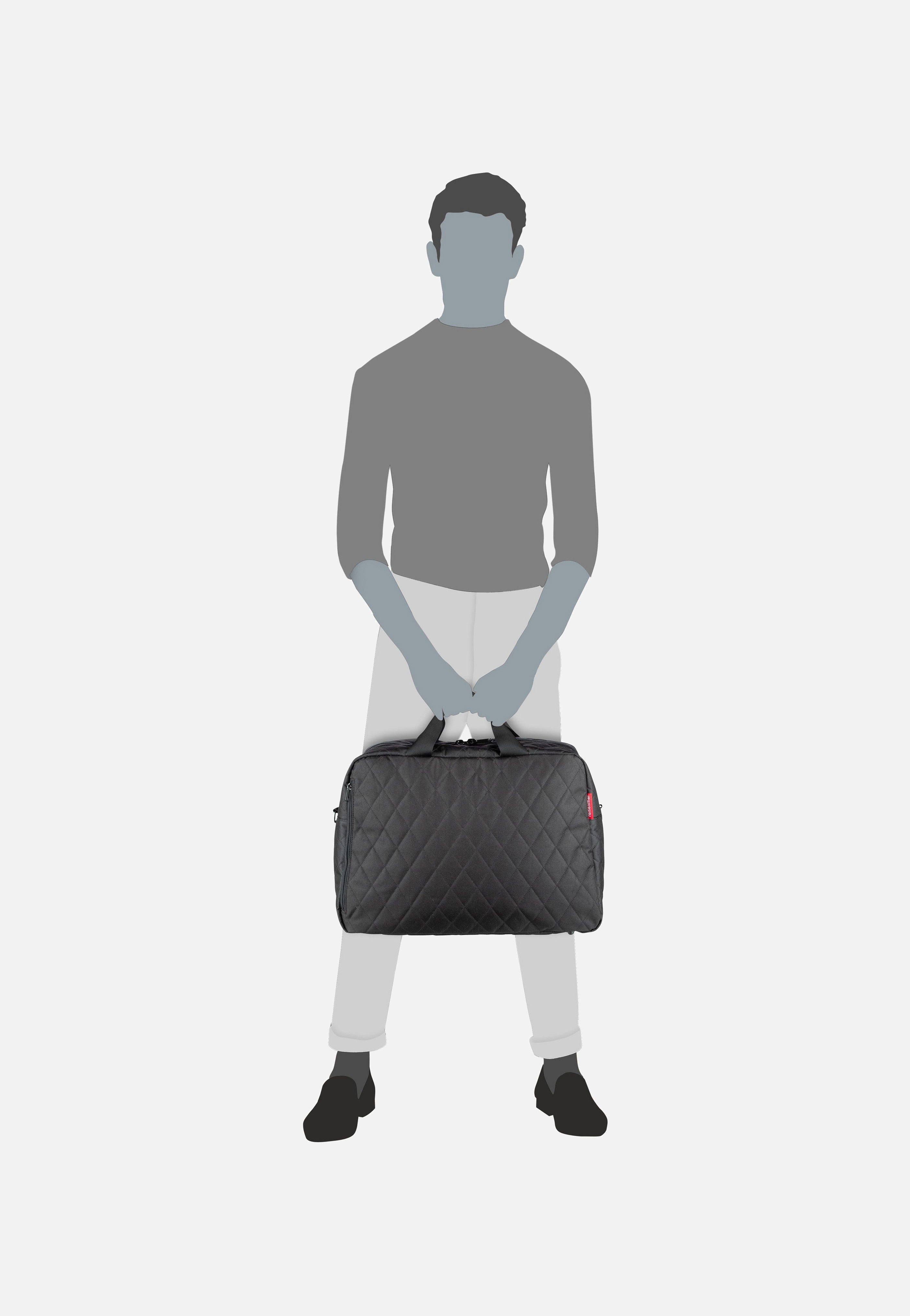 duffelbag M Rhombus Black - Weekender