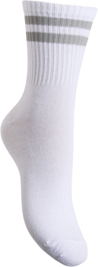 Pieces PCCALLY SOCKS NOOS BC Bright white/ultimate gray