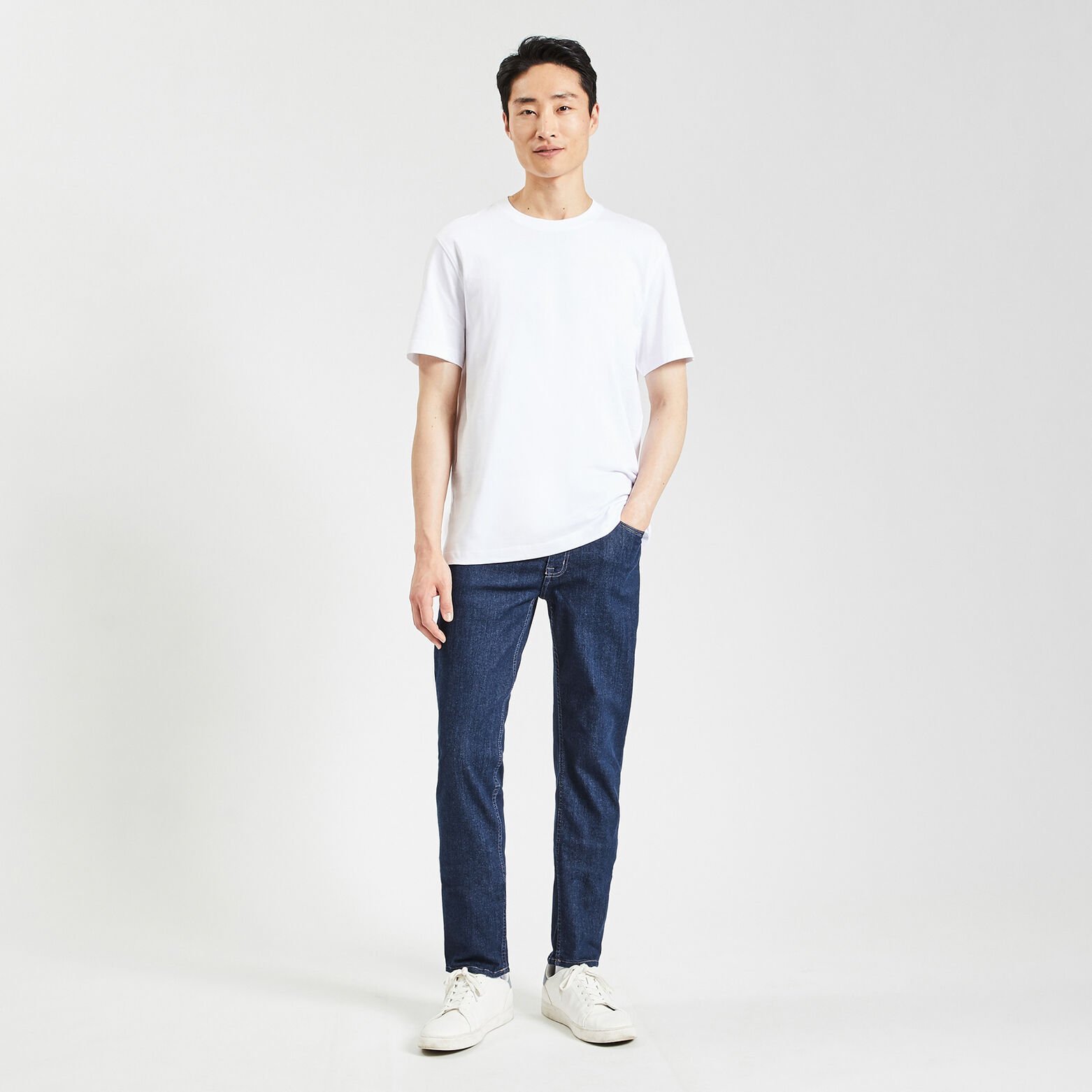 Jean straight cinq neuf édition n°2 Made in France Bleu
