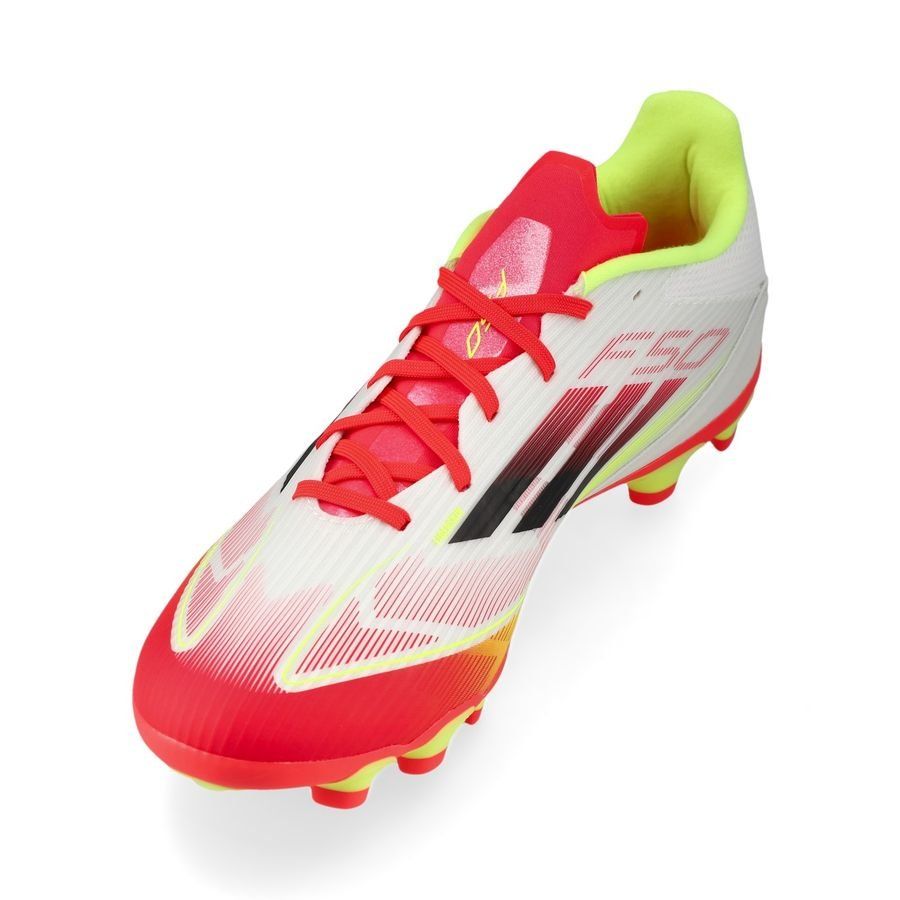 adidas F50 League MG Pure Victory - Blanc/Noir/Jaune