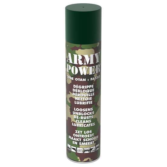 Army Power Nettoyant : Dégrippant, Lubrifiant, Dérouillant, Débloquant