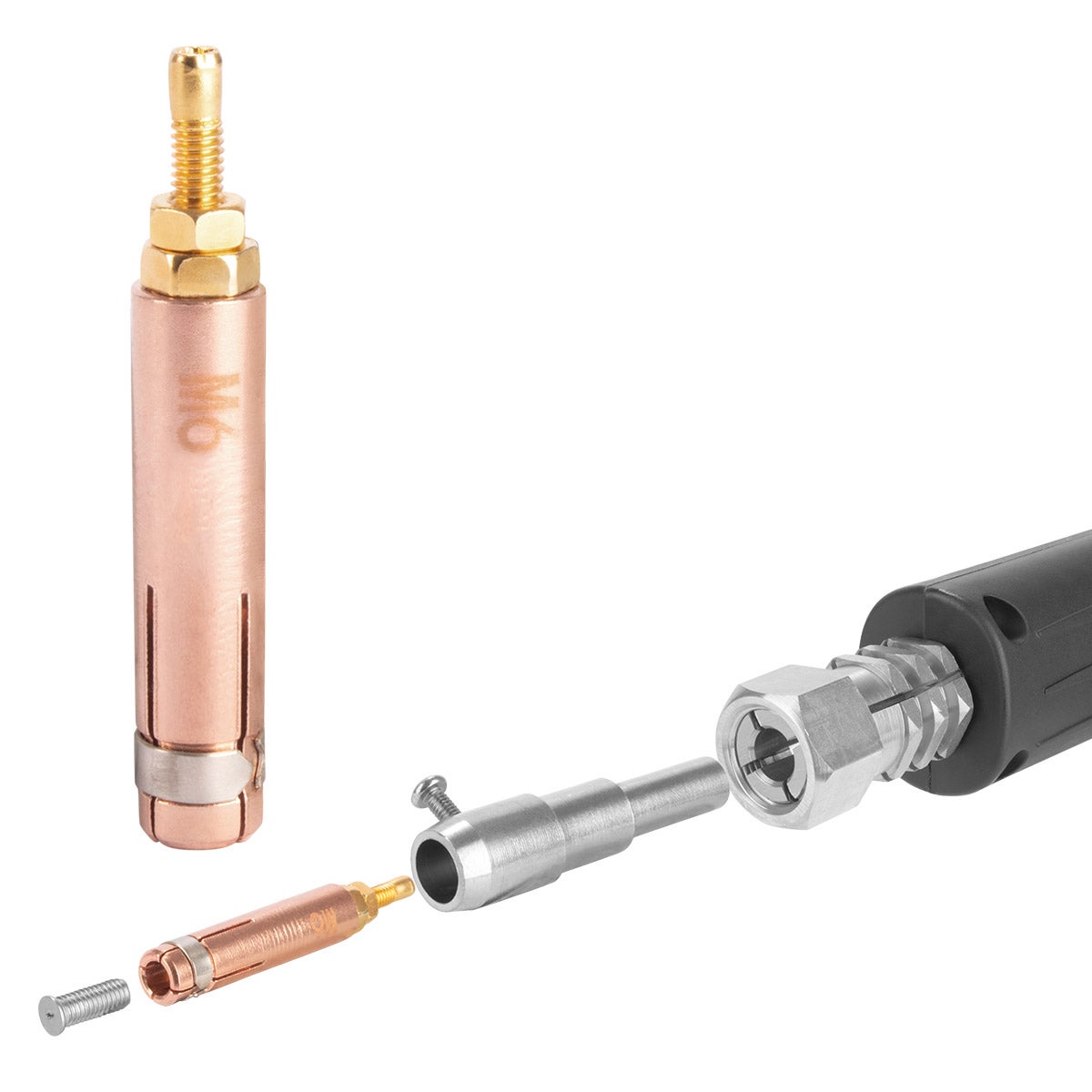 STAHLWERK puntlas elektrode M6 bout deuktrekker Smart Repair accessoires