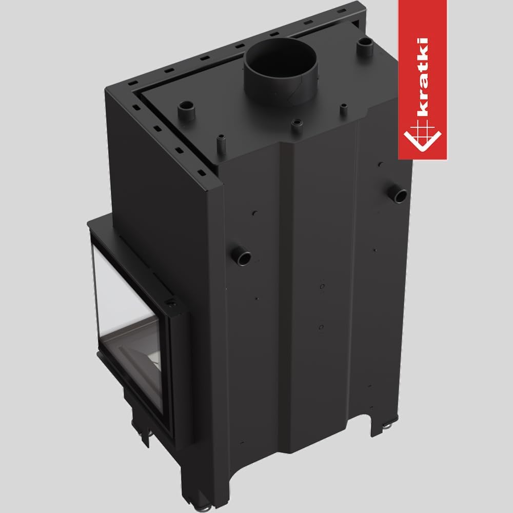 Kratki Wasserführender Kamineinsatz MBM rechts 12 kW Ø 180