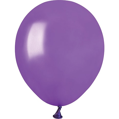 Mini balloner 13 cm 15-pak - metallic lilla