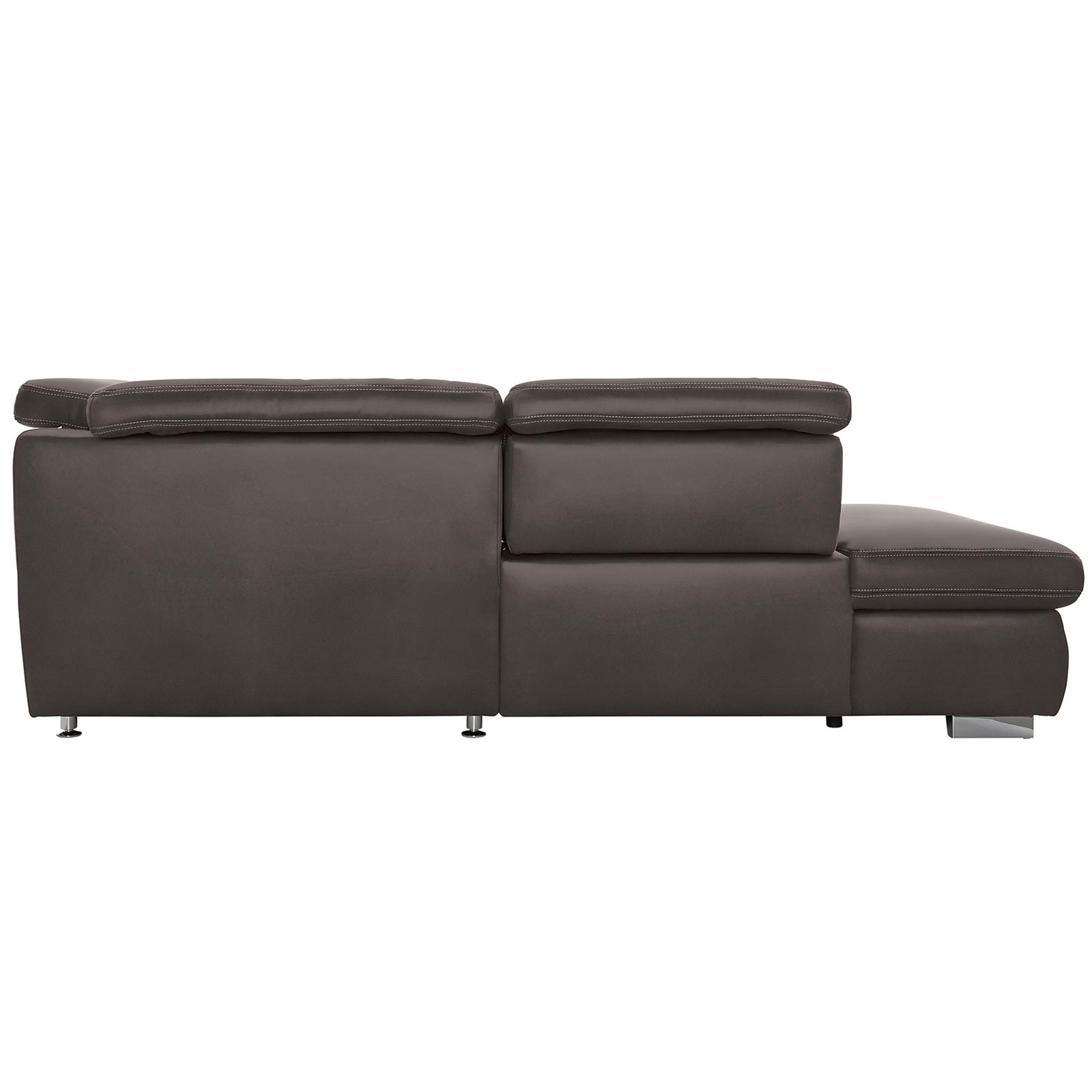 polsterpower Boxspringsofa - Saddle anthrazit - Basismodell - Ottomane links
