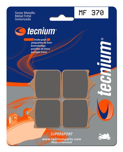 Plaquettes de freins Tecnium Performance métal fritté - MF370
