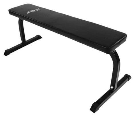 Banc de musculation plat abdominaux haltères sport fitness musculation 0701087