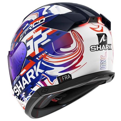 Casque Shark SKWAL i3 REPLICA ZARCO GP DE FCE - Blanc / Violet