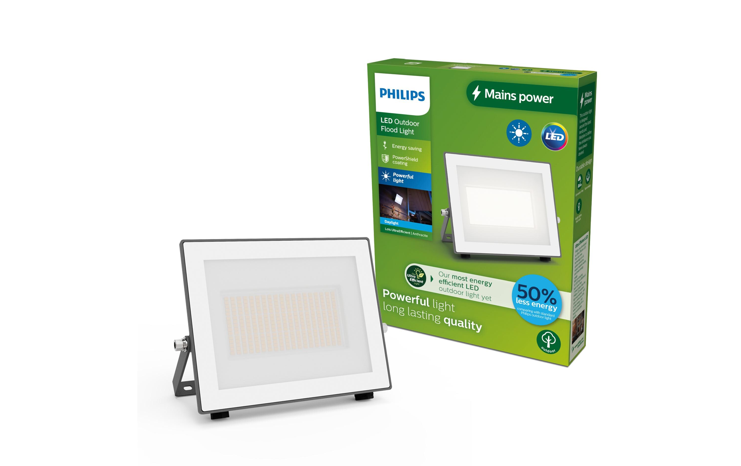 Lois Flutlicht UE 24W 5000K IP65 anthrazit 24 WHocheffizienter Scheinwerfer