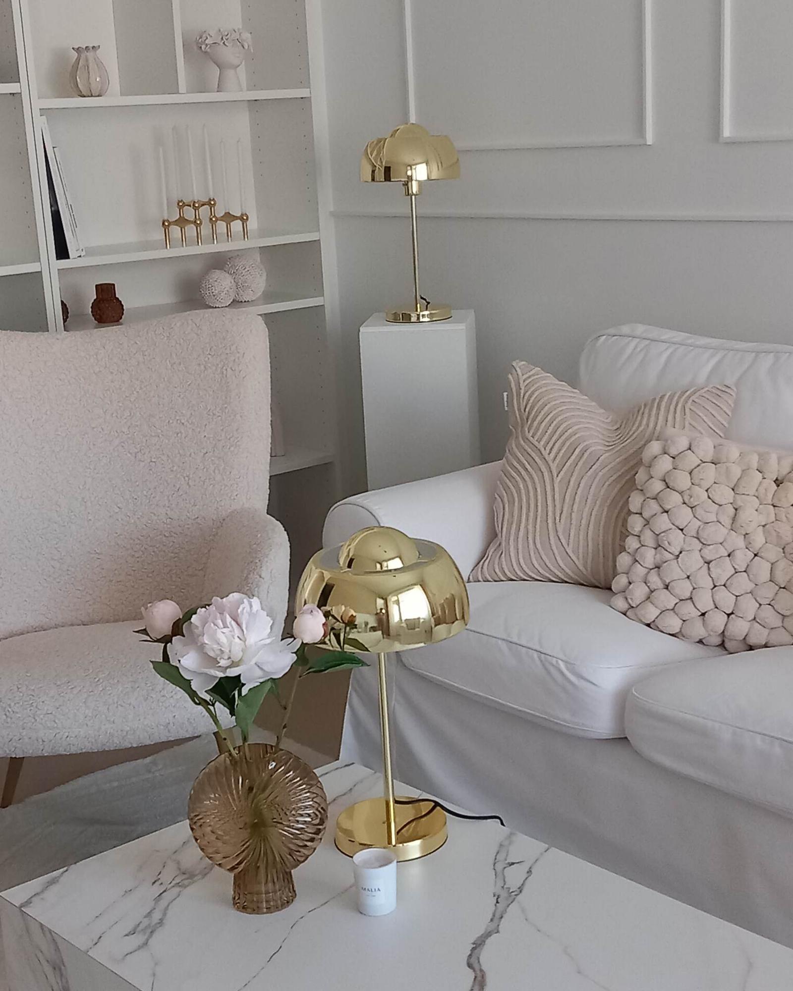 Tafellamp SENETTE Metaal Goud