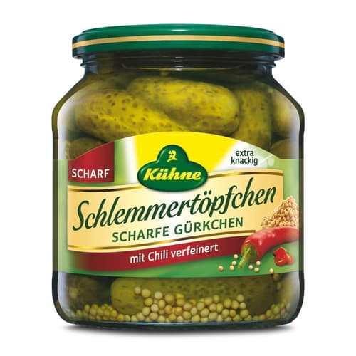 Kühne Schlemmertöpfchen Scharfe Gürkchen