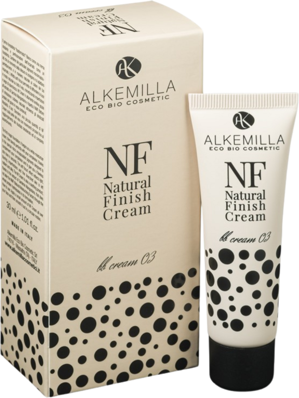 Alkemilla Eco Bio Cosmetic  BB Cream Natural Finish, No.3 (30 ml)