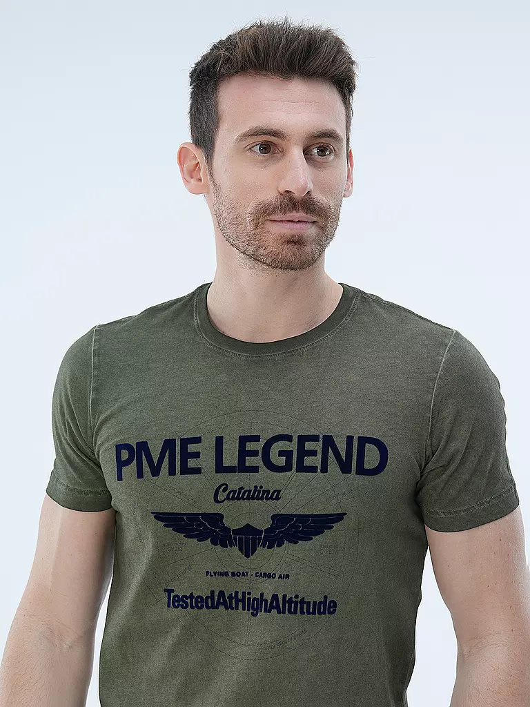 PME LEGEND T-Shirt  dunkelgrün