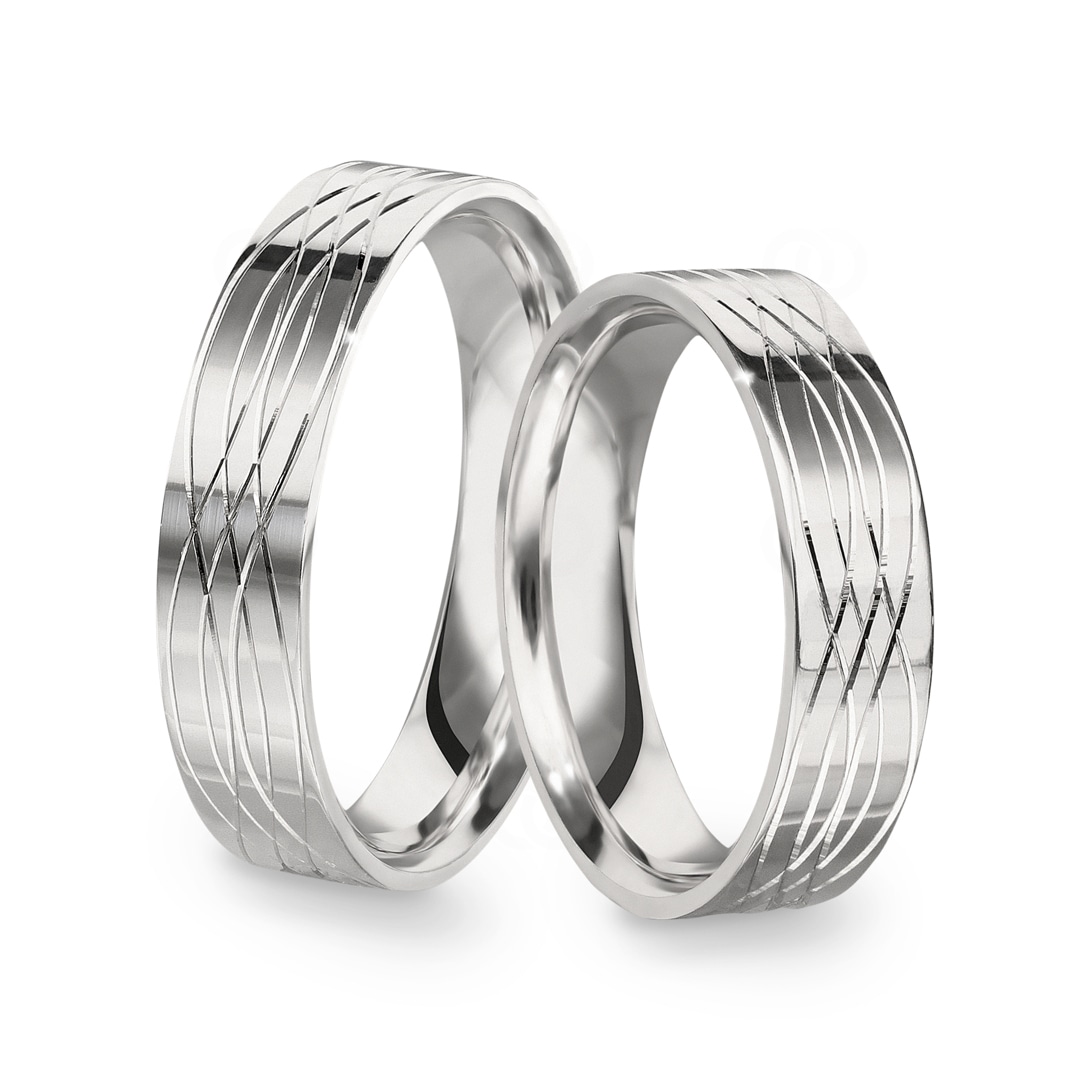 Paarringe 925 Silber Novara