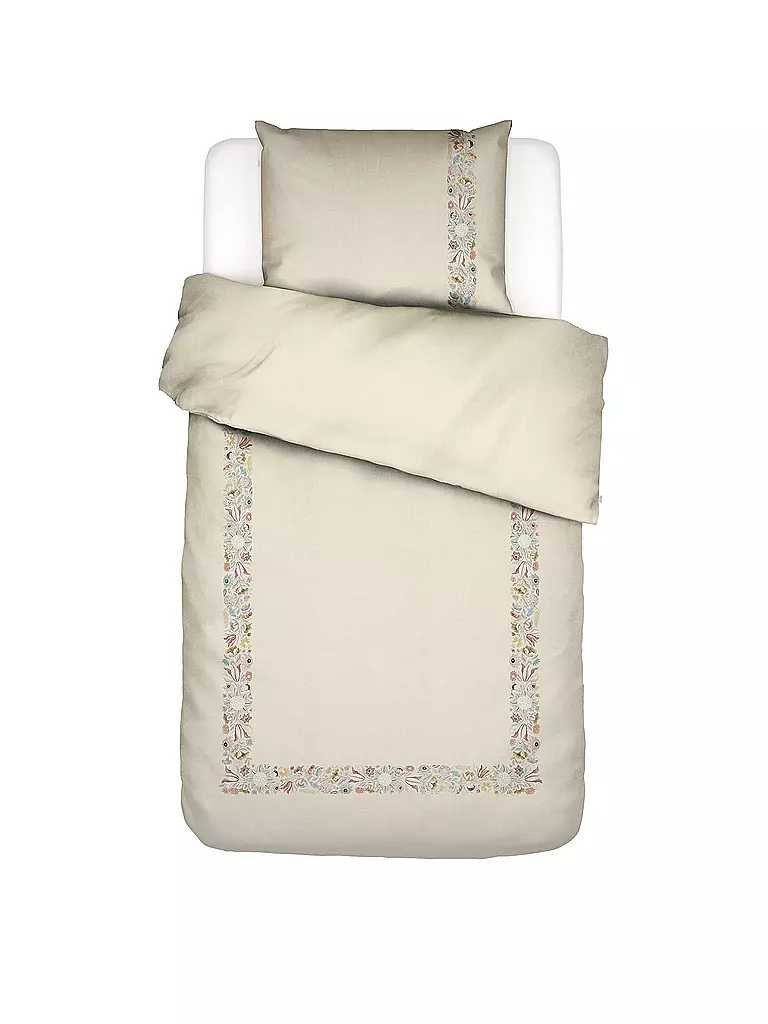 ESSENZA Satin-Bettwäsche VERONIQ 70x90cm/140x200cm Vanilla  beige