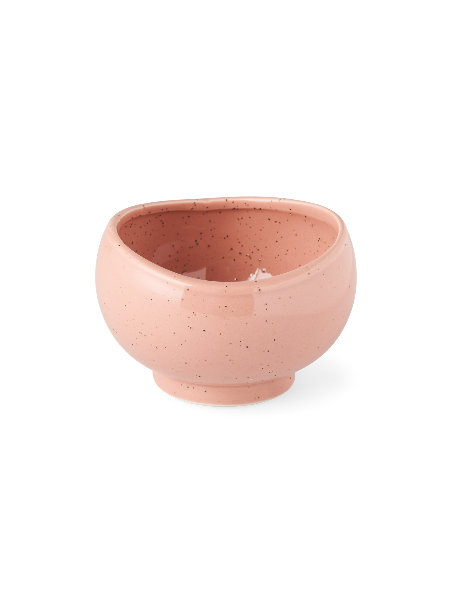 Dekorativ skål | Stentøj. Ø10,7 x 7,2 cm.  | Terracotta