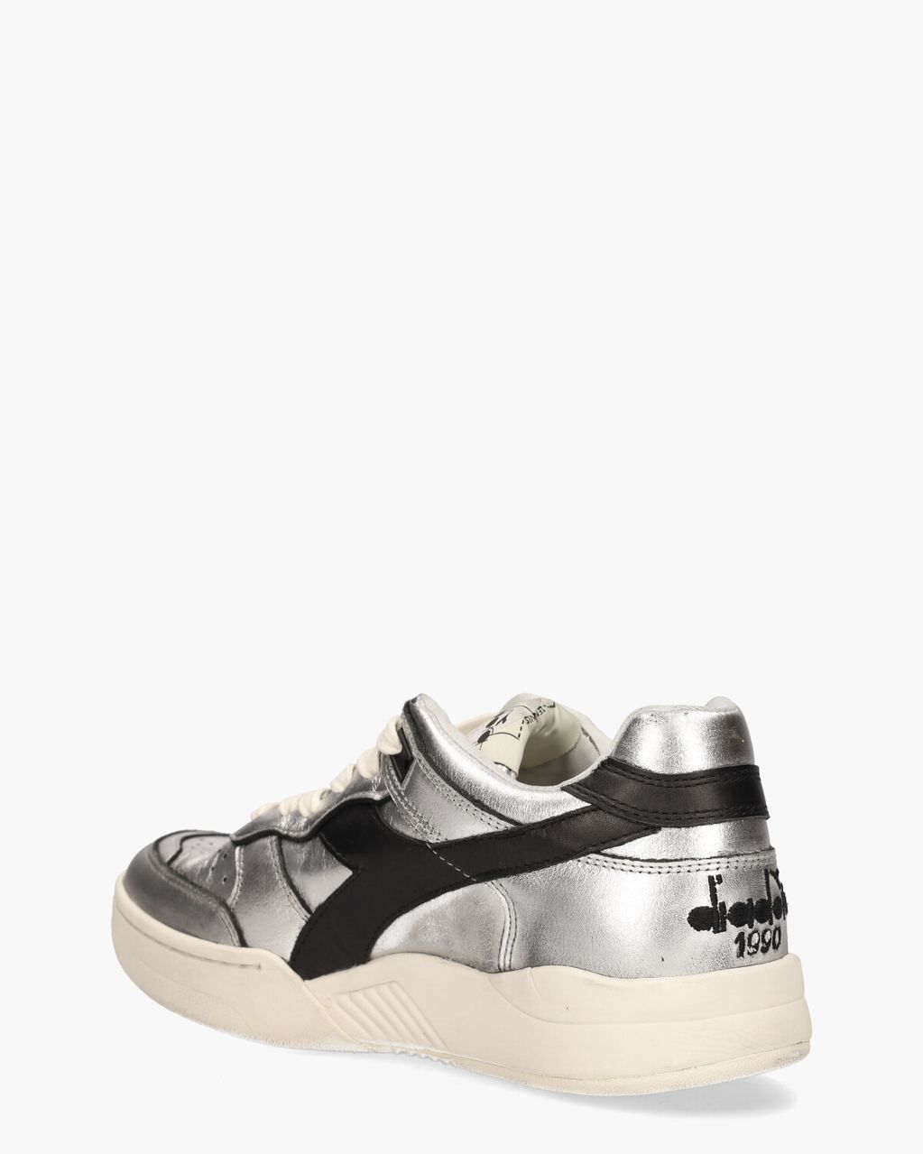 Diadora Heritage B.560 Metallic Zilver Damessneakers