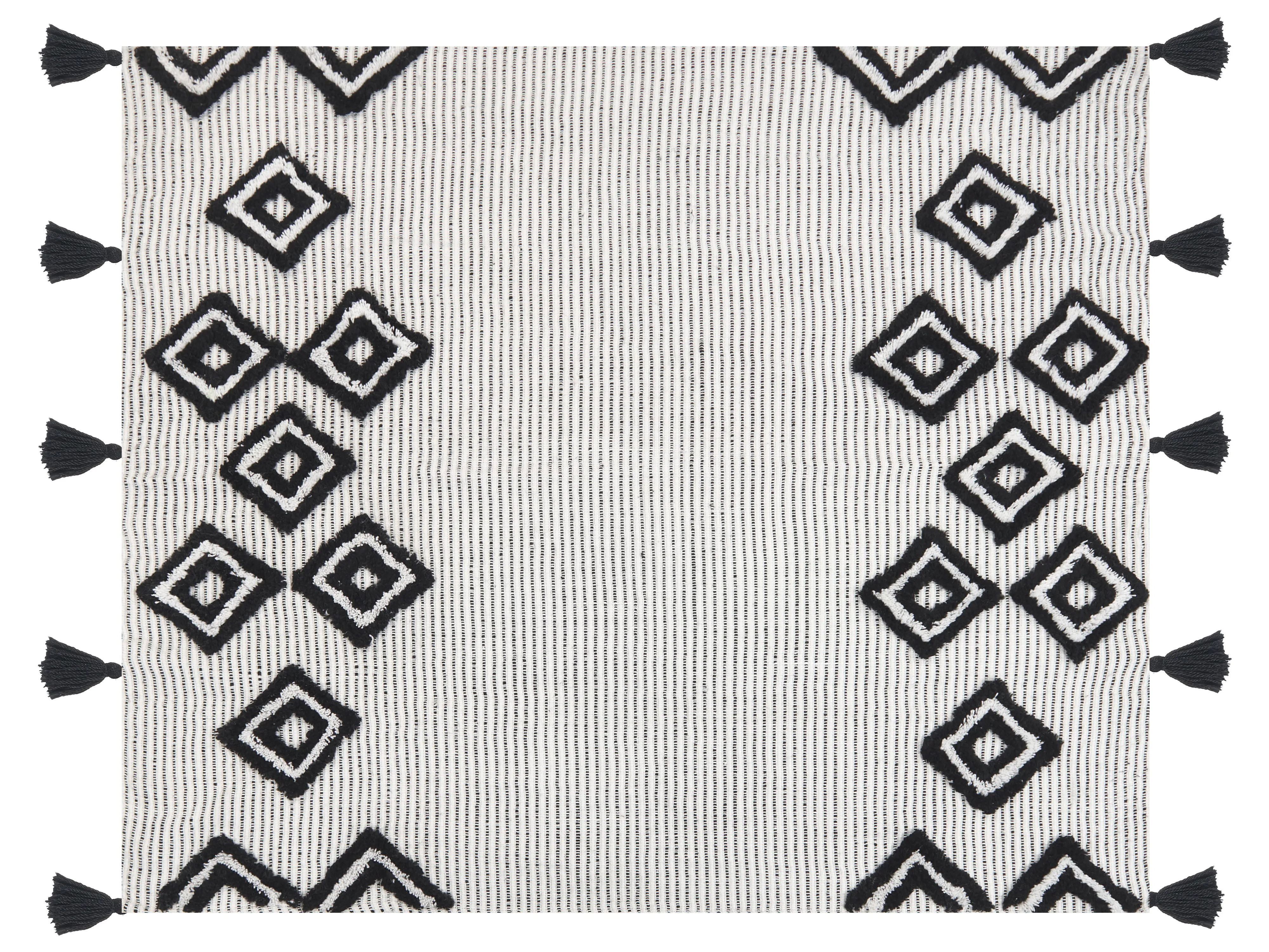 Plaid SAATLI 130 x 150 cm Wit