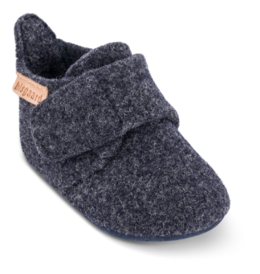 Bisgaard Baby Wool Hjemmesko Blå 11200999