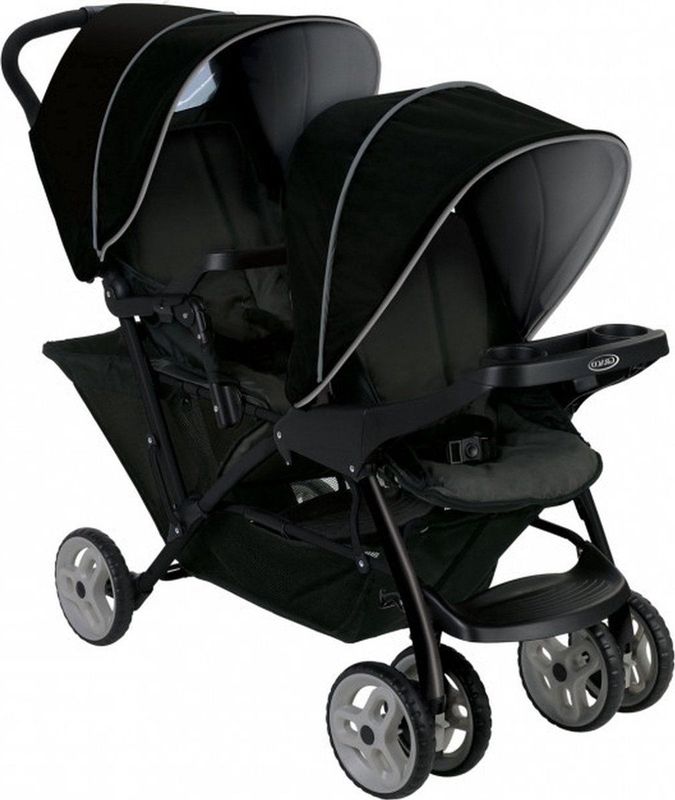 Graco Stadium Duo Buggy - Black / Grey